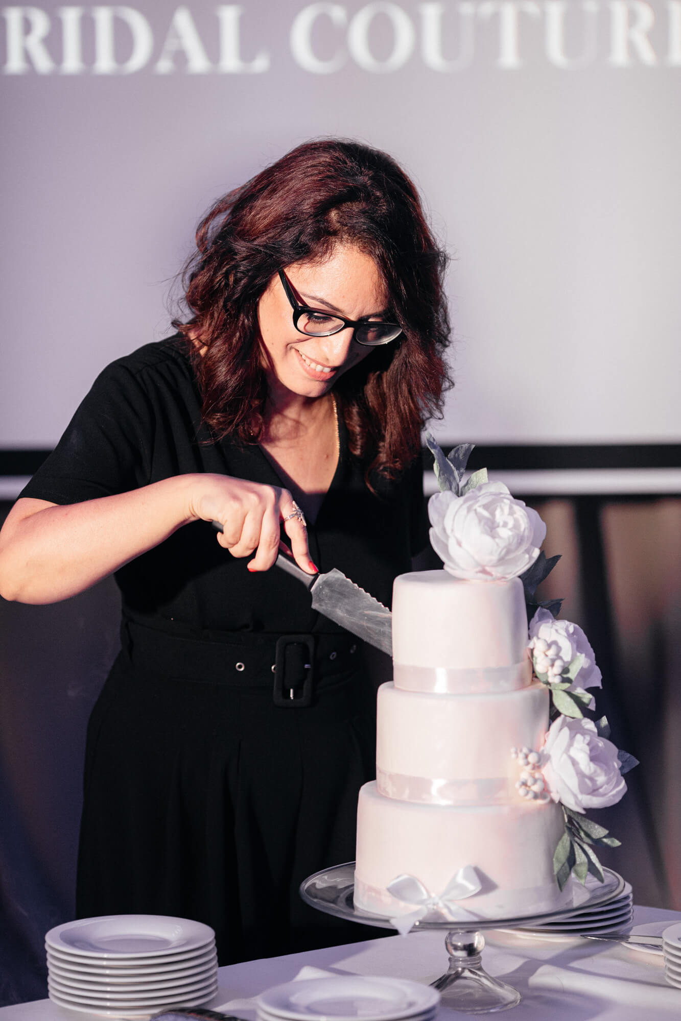 Свадебный торт на показе Helena Kolan