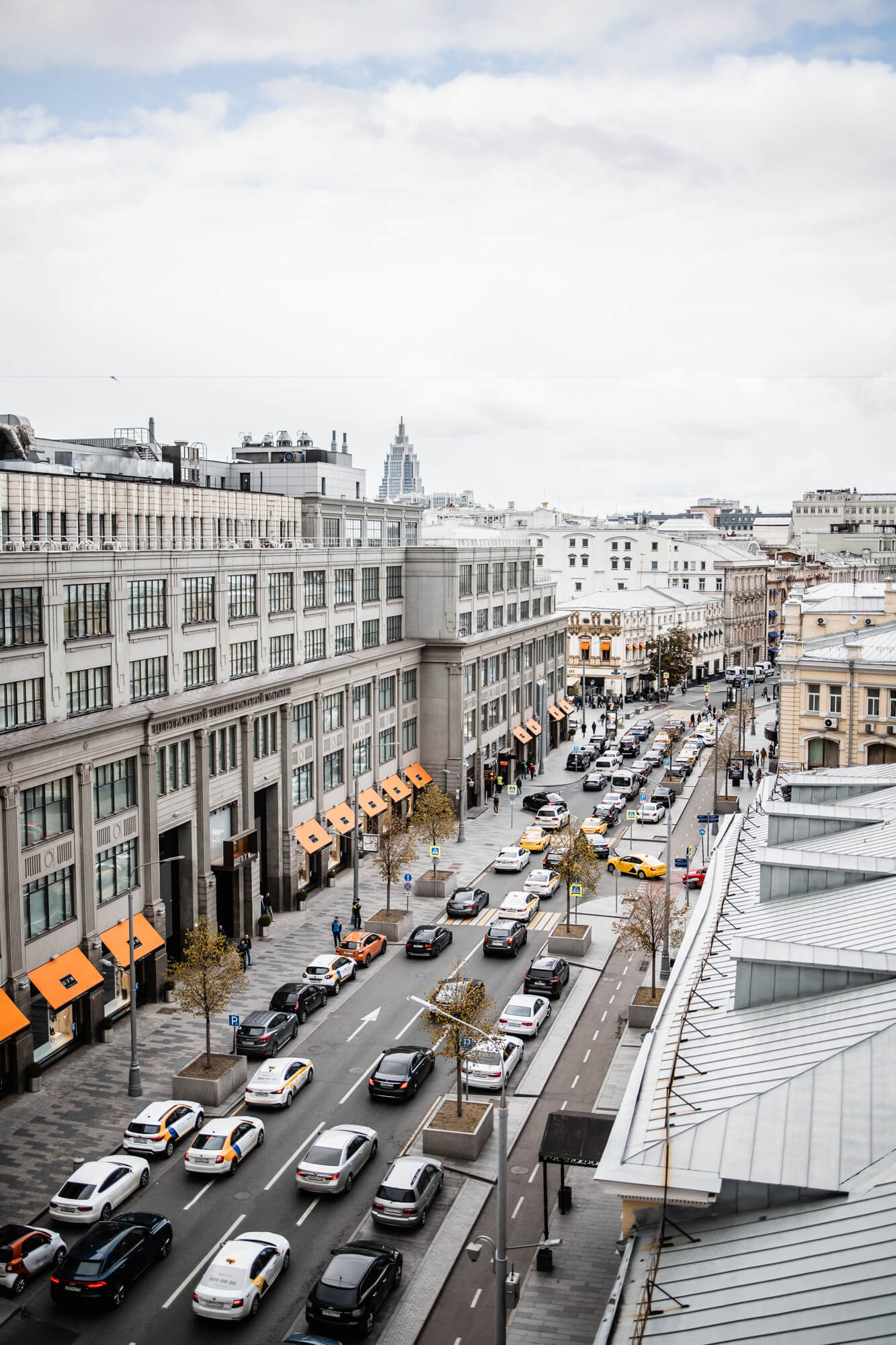 вид с гостиницы Lotte Hotel Moscow